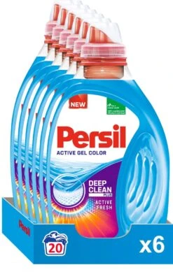Persil® Persil Active Gel Color - Vloeibaar Wasmiddel - Voordeelverpakking - 6 X 20 Wasbeurten -Wasbenodigdheden Winkel 761x1200