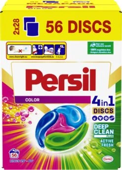 Persil® Persil 4in1 Discs Color Wascapsules - Wasmiddel Capsules - Voordeelverpakking - 2x28 Wasbeurten -Wasbenodigdheden Winkel 858x1200
