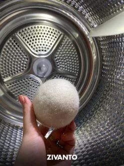 Drogerballen - Droogballen Voor Wasdrogers - Wasdrogerballen, Wasbollen & Wasballen - 100% Diervriendelijk, Duurzaam & Herbruikbaar - Duurzaam Cadeau - Energie Besparen - RWS Wol & Zero Waste - 6 Stuks Van Zivanto -Wasbenodigdheden Winkel 900x1200 5