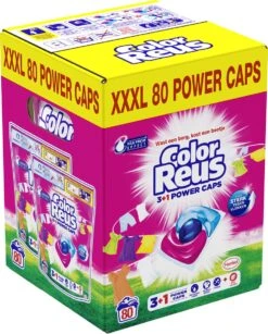 Color Reus Power Caps Wascapsules – Wasmiddel Capsules – Voordeelverpakking – 2x40 Wasbeurten -Wasbenodigdheden Winkel 966x1200 1